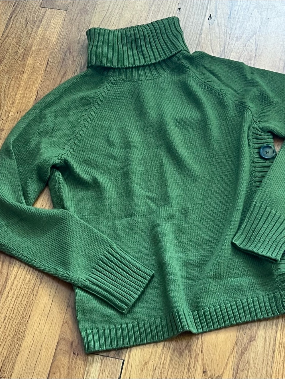 The Limited Olive Green Turtleneck Sweater